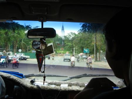 Arrivée à Vat Phnom